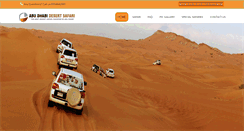 Desktop Screenshot of abudhabi-desert-safari.com