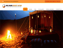 Tablet Screenshot of abudhabi-desert-safari.com